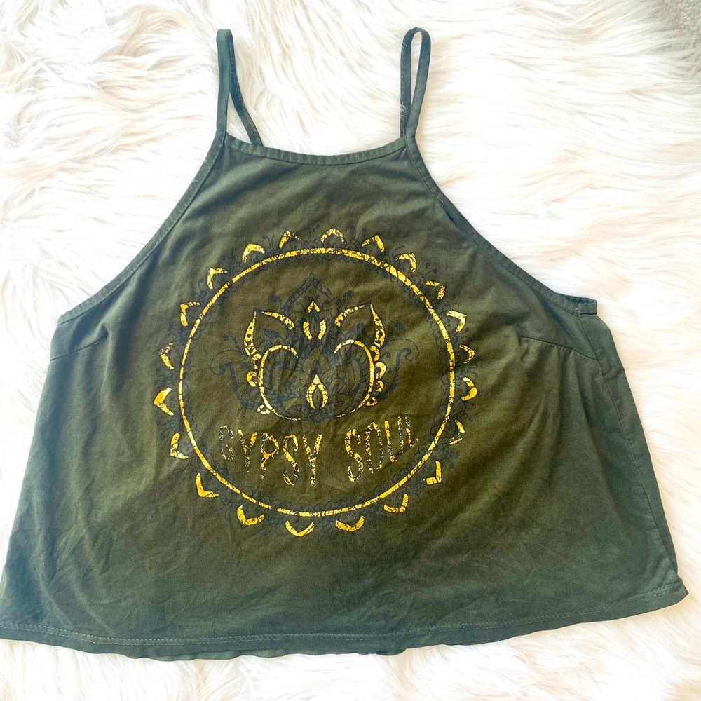 Charlotte Russe Gypsy Soul Boho Chic Top Velour